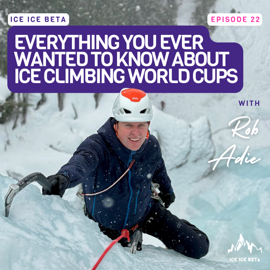 Ep. 22 - Everything You Ever Wanted to Know about Ice Climbing World Cups With Rob Adie